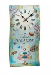 Zidni sat Talas I Love Macarons 40x21cm ( 35845_3 )