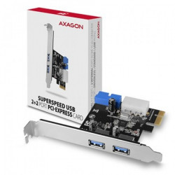 Axagon PCEU-232VL PCIe adapter USB 3.2Gen1 x4 (2xfront + 2xinternal) ( 0001062164 )