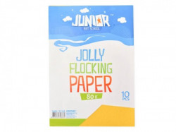 Jolly flocking papir, žuta, A4, 10K ( 136223 )
