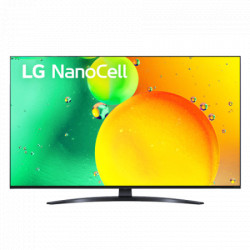 LG 43" 43NANO763QA UHD, ELED, DVB-C/T2/S2, nano cell disp., nano cell color, 4K active HDR, DTS Virtual:X, wide viewing angle, ultra lum.,