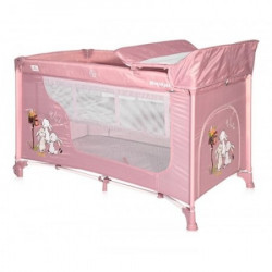 Lorelli prenosivi krevet moonlight 2 nivoa beige rose rabbits (2021) ( 10080412153 )