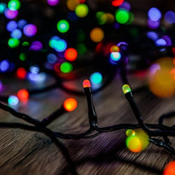 Smartpnone svetlosni niz 160 RGB LED, crni kabl, IP44, BT kontrola ( KBT 160 )