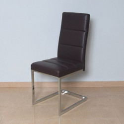 Trpezarijska stolica B2191 Noge hrom /Crna 430x560x1025 mm ( 775-072 )