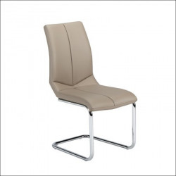 Trpezarijska stolica X-1229 Noge hrom/ Cappuccino 430x600x960 mm ( 779-017 )