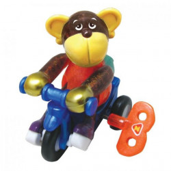Wind Ups igračke na navijanje Bike Rider Monkey Moe ( 6232256 )
