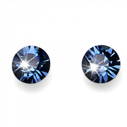 Ženske oliver weber fine cut denim blue mindjuše sa swarovski plavim kristalom ( 21014.266 )