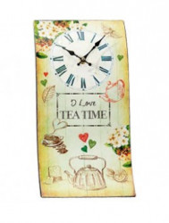 Zidni sat Talas I Love Teatime 40x21cm ( 35845_4 )