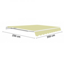 Green Bay tenda 350 x 250 cm – bež ( 055684 )