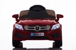 Mercedes XMX 815 Auto na akumulator sa kožnim sedištem i mekim gumama - Crveni ( BJ 815 )
