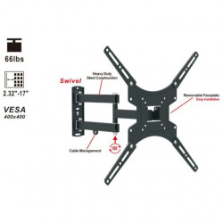 Nosač za televizore 17"-55" zglobni ( TR009 )