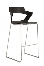 Barska stolica Aoki Bar PC - Crna