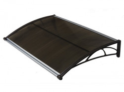Gutta nadstrešnica za vrata 82x150cm smedja baza ploca 6mm bronza ( 992 )