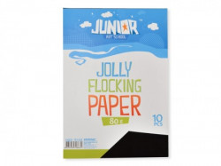 Jolly flocking papir, crna, A4, 10K ( 136231 )