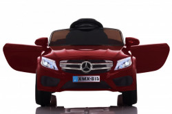 Mercedes XMX 815 Auto na akumulator sa kožnim sedištem i mekim gumama - Crveni ( BJ 815 )