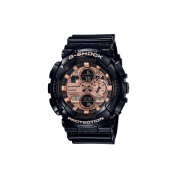 Muški G Shock Casio Multifunkcionalni Crni Zlatni Sportski Analogno Digitalni Ručni Sat
