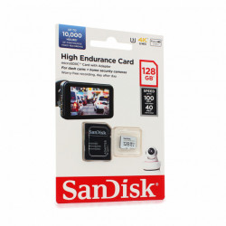 SanDisk SDHC 128GB micro 100MB/s40MB/s class10 U3/V30+SD adap.