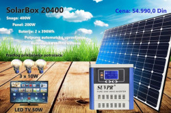 SolarBox 20400 Solarni sistem za objekte sa malim potrebama za električnom energijom