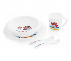 Canpol baby set za hranjenje 4/405 owl, pirates ( 4/405 )
