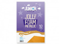 Junior Jolly metallic foam, eva pena metalik, zlatna, A4, 10K ( 134332 )
