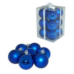 Kuglice za jelku 5 cm 12 kom plave ( 51-304000 )