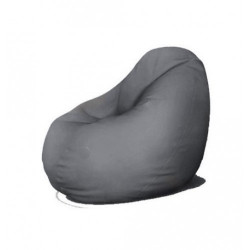 Lazy Bag eko koža - tamno siva L