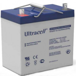 Ultracell UCG55-12 12v 55ah, olovna GEL VRLA baterija sa konektorom F10 228137216mm