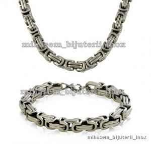 Lant +bratara INOX ( otel inoxidabil ) cod mihasem067