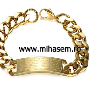 Bratara INOX placat ( otel inoxidabil ) cod mihasem497