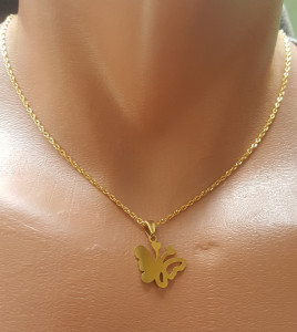 Lant dama +medalion INOX ( otel inoxidabil ) cod mihasem633