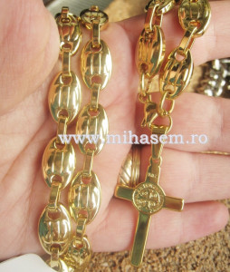 Lant +medalion INOX placat ( otel inoxidabil ) cod mihasem324
