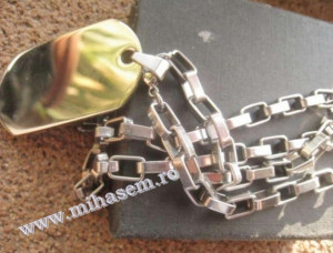 Lant +medalion INOX ( otel inoxidabil ) cod mihasem250