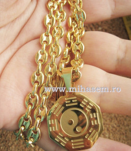 Lant +medalion INOX placat ( otel inoxidabil ) cod mihasem376
