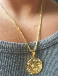 Lant +medalion INOX dama cod mihasem761