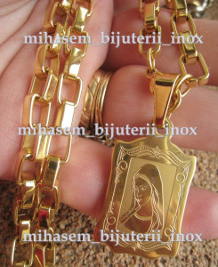 Lant +medalion INOX ( otel inoxidabil ) cod mihasem020