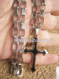 Lant +medalion INOX ( otel inoxidabil ) cod mihasem380