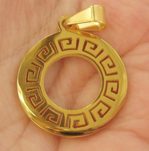 Medalion INOX placat ( otel inoxidabil ) cod mihasem359
