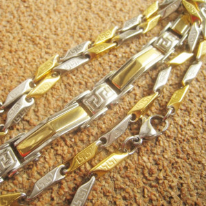 SET Lant +bratara INOX placat ( otel inoxidabil ) cod mihasem518