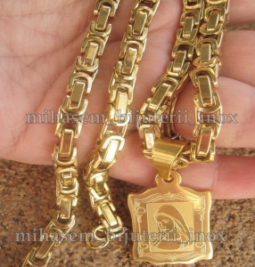Lant +medalion inox ( otel inoxidabil ) cod mihasem025