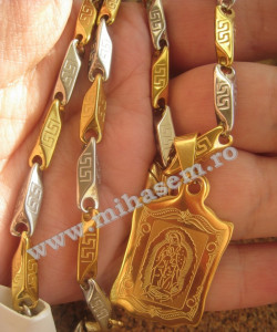 Lant +medalion INOX ( otel inoxidabil ) cod mihasem195