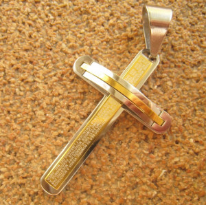 Medalion INOX placat ( otel inoxidabil ) cod mihasem425