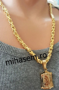 Lant +medalion inox ( otel inoxidabil ) cod mihasem025