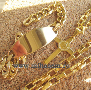 SET Lant +medalion+bratara INOX ( otel inoxidabil ) cod mihasem496