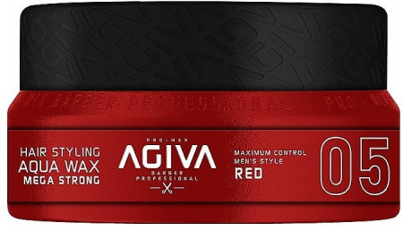 Agiva Styling Hair Wax Aqua Mega Strong - Red 90 mL