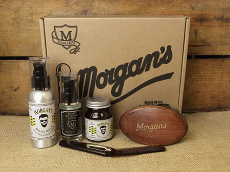Morgan's moustache & beard gift set