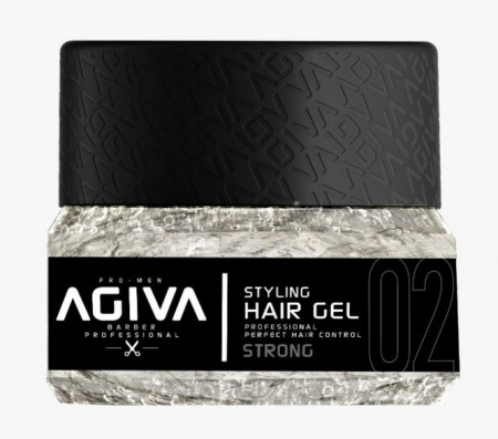Agiva Styling Hair Gel Strong - Anthracite 200 Ml