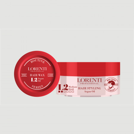 Lorenti hair wax 175 ml argan oil - pomada lucioasa