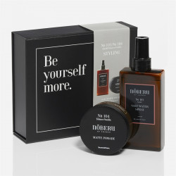 Noberu giftbox styling one ( saltwater spray & matte pomade )