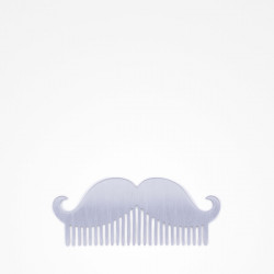 BFPEI43092 MOUSTACHE-BEARD METALLIC COMB HARDY FOLK