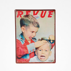 ZZACC44187 METALLIC SHEET VINTAGE BARBER SHOP N.1