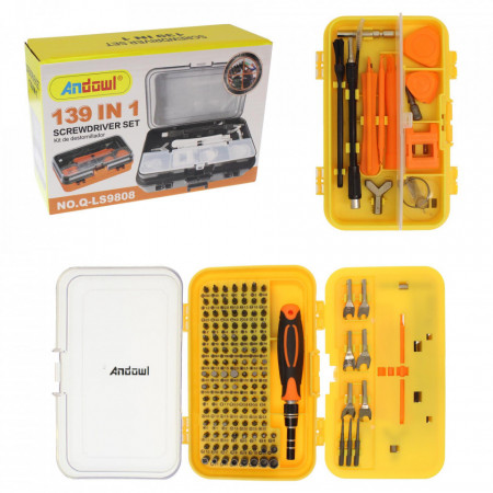 Set multi-functional surubelnita si dezasamblare 139 piese